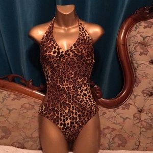 YM CHEETAH MONOKINI SIZE SMALL NWOT